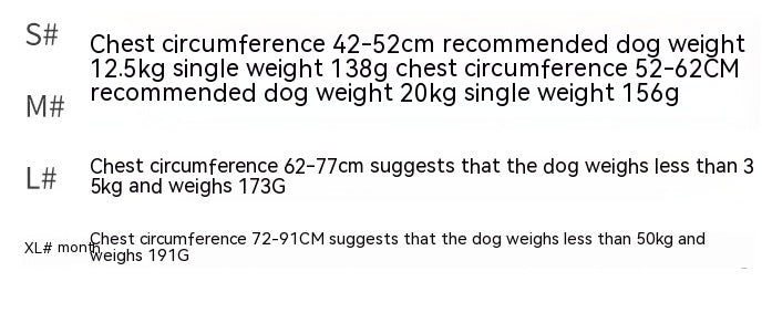 Oxford Cloth Bone Chest And Back