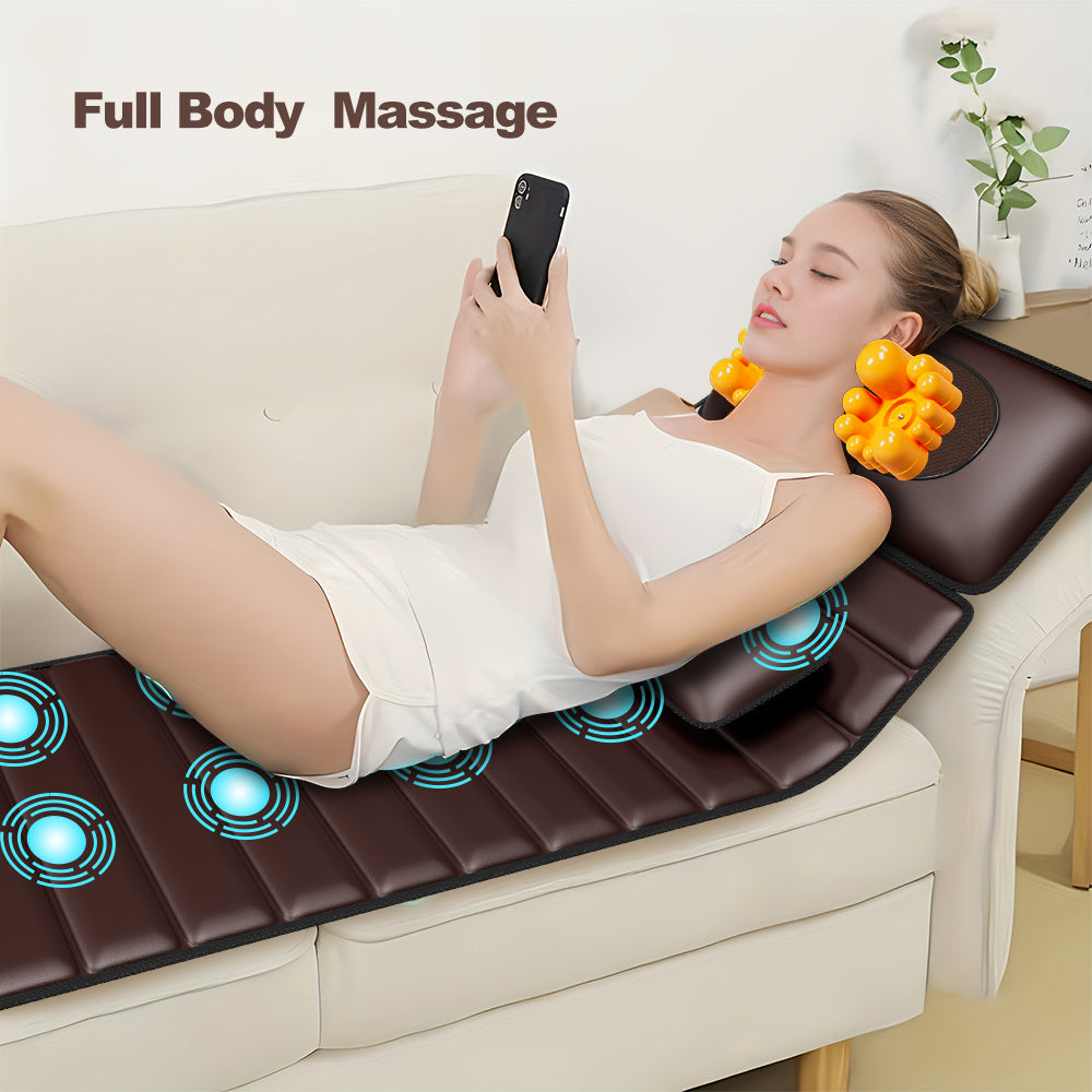 Full Body Massage Mattress With 5 Modes Heating Airbag Waist Support